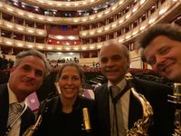 DANUBIA Saxophon Quartett in der Wiener Staatsoper